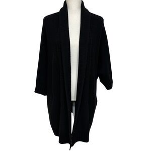 Polo Ralph Lauren Merino Wool Cashmere Cardigan Sweater Open Pockets Small EUC